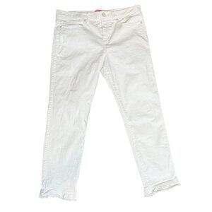 Lilly Pulitzer White Skinny Ankle Jeans Size 14 – Classic Resort Wear Denim